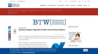 BookScan Begins Migration to NPD's DecisionKey Platform | the ...
