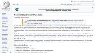 National Practitioner Data Bank - Wikipedia