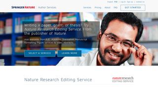 Author services from Springer Nature