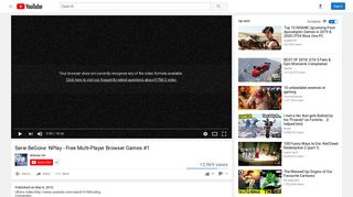 Serie BeGone: NPlay - Free Multi-Player Browser Games 1 - YouTube