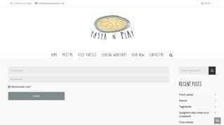 Login – Pasta 'n Play