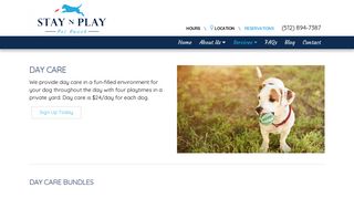 Dog, Cat Daycare | Austin, Dripping Springs TX | Stay N Play Pet Ranch
