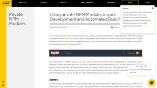 Using private NPM Modules in your Development and Automated ...