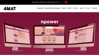 Npower Recruitment Website Case Study: 4MAT