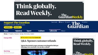 Q&A: Npower customer refunds | Money | The Guardian