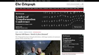 Npower bill fiasco: 'shock £1,800 demand' - Telegraph
