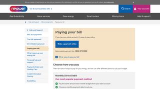 How to Pay Your npower Bill | npower