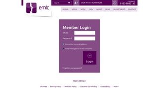 EMLC - Login to your account