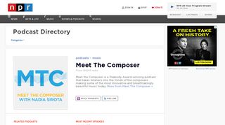 Meet The Composer : NPR