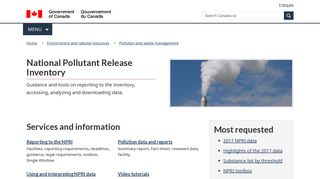 National Pollutant Release Inventory - Canada.ca