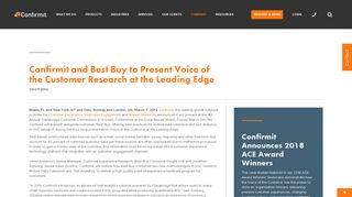 Confirmit and Best Buy to Present Voice of the Customer Research at ...