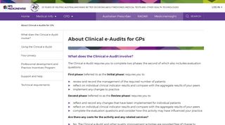 About Clinical e-Audits for GPs | NPS MedicineWise