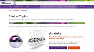 Clinical Topics | NPS MedicineWise