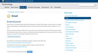 Email - Naval Postgraduate School