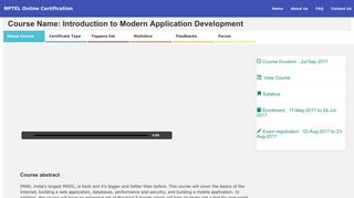 Introduction to Modern Application Development Prof. Gaurav ... - nptel