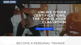 Personal Trainer Certification from The National Personal Training ...