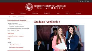 Graduate Application | Northwestern Polytechnic University
