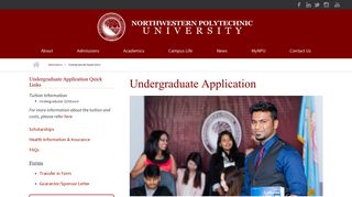 Undergraduate Application | Northwestern Polytechnic University