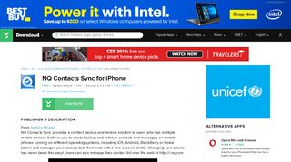 NQ Contacts Sync for iOS - Free download and software reviews ...