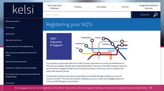 Registering your NQTs - KELSI