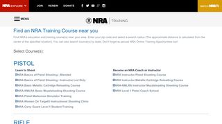 NRAInstructors.org - Portal for NRA Certified Instructors, NRA ...