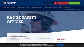 NRA » Range Safety Officer - NRA