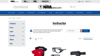 Instructor | Gear Official Store of the National Rifle ... - NRA Store