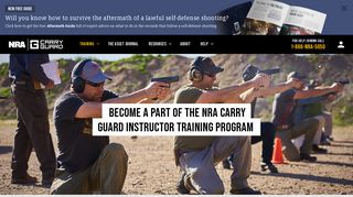 Become An Instructor | NRA Carry Guard