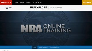 NRA Online Training: NRA Explore