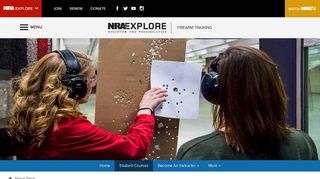 NRA Explore | Student Courses - NRA Firearm Training