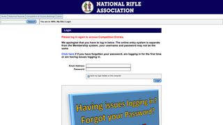 National Rifle Association of the UK | NRA | My Site | Login