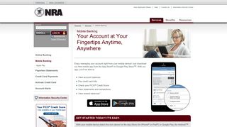 NRA Visa Personal Credit Card Mobile Banking - First Bankcard
