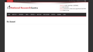 Nrc Account – National Research Centre