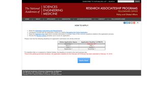 How to Apply for an NRC Research Associateship