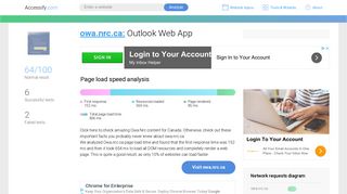 Access owa.nrc.ca. Outlook Web App