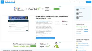 Visit Powerschool.nrcaknights.com - Student and Parent Sign In.