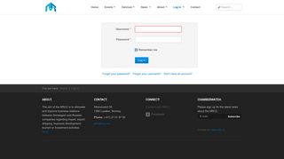 Log In - Norwegian Russian Chamber of Commerce