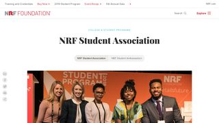 NRF Student Association | NRF Foundation Site | Shaping retail's future