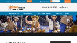 Volunteer - Houston Livestock Show and Rodeo