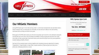 Our NRGetic Members — NRG Xpress