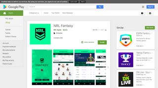 NRL Fantasy - Apps on Google Play
