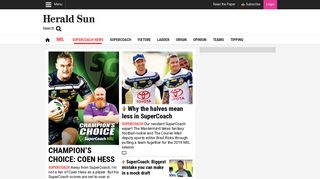 NRL SuperCoach | NRL Fantasy & Footy Tipping | Herald Sun