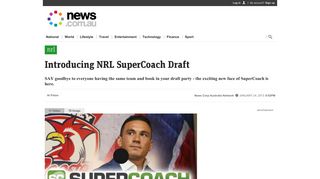 Introducing NRL SuperCoach Draft - News.com.au