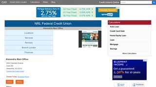 NRL Federal Credit Union - Alexandria, VA - Credit Unions Online