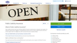 Public Liability Insurance quotes | NRMA Insurance