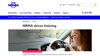 NRMA Driver Training | Members Discounts on Driving Lessons ...