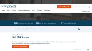Sell IAG Shares - Sell My Shares