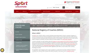 National Registry of Coaches (NROC) - Athletes and Coaches ...