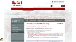 How to renew NROC Membership - Athletes and Coaches - Sport ...