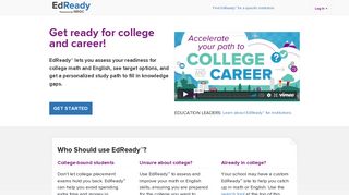 EdReady™ Application Home